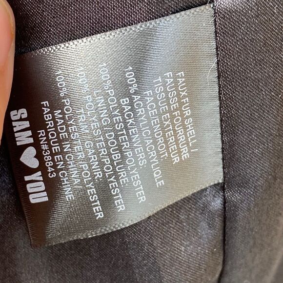 Sam edelman ombre faux fur coat Sz small - Picture 11 of 12